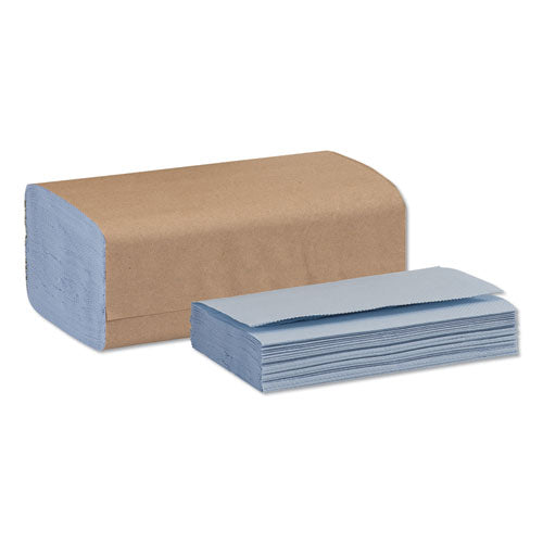 Image of Tork® 192122 Windshield Towel, 2-Ply, 9.13 x 10.25, Blue, 140/Pack, 16 Packs/Carton
