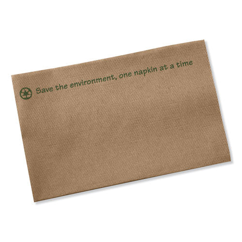 Image of Tork® Xpressnap Interfold Dispenser Napkins, 1-Ply, 13 X 8.5, Natural, 500/pack, 12 Packs/carton