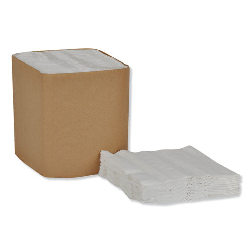 Image of Tork® N7141A Universal Dinner Napkins, 1-Ply, 17 x 17, 1/4 Fold, White, 4008/Carton