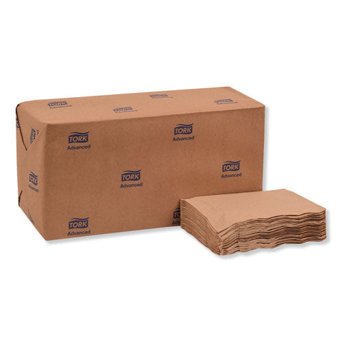 Image of Tork® D806E Advanced Masterfold Dispenser Napkin, 1-Ply, 12 x 17, Natural, 500/Pack, 12 Packs/Carton
