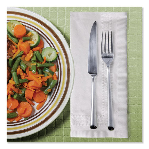 Image of Tork® NP528PA Advanced Dinner Napkins, 2-Ply, 15 x 17, 1/8 Fold, White, 100/PK, 28 PK/CT