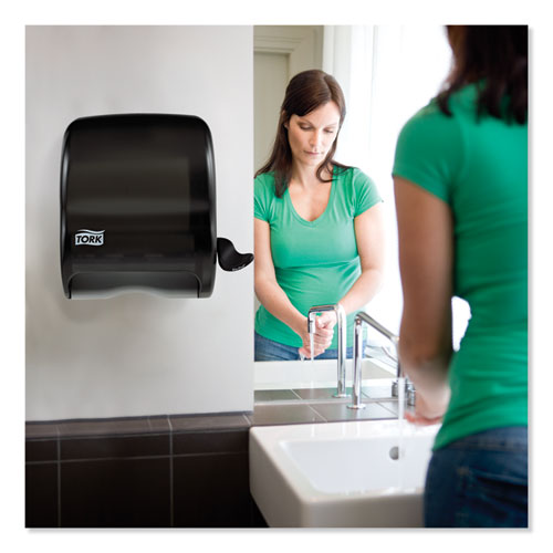 Image of Tork® 83TR Compact Hand Towel Roll Dispenser, 12.49 X 8.6 X 12.82, Smoke