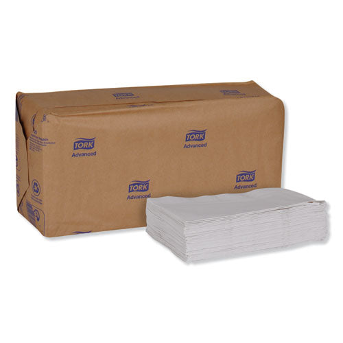 Image of Tork® D820 Advanced Soft Minifold Dispenser Napkins, 1-Ply, 13 x 12, White, 6,000/Carton