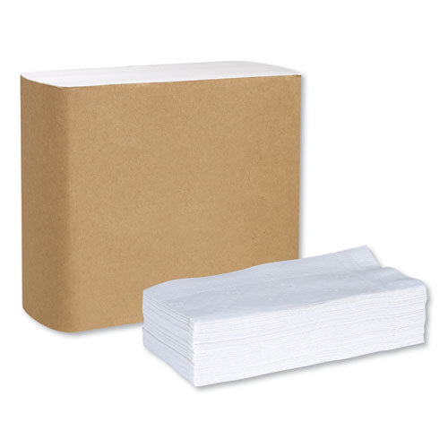 Image of Tork® N5181A Universal Dinner Napkins, 1-Ply, 15 x 17, 1/8 Fold, White, 3000/Carton
