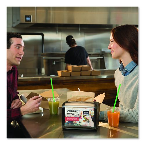Image of Tork® Xpressnap Interfold Dispenser Napkins, 1-Ply, 13 X 8.5, Natural, 500/pack, 12 Packs/carton