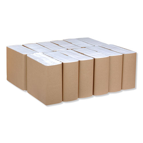 Image of Tork® N5181A Universal Dinner Napkins, 1-Ply, 15 x 17, 1/8 Fold, White, 3000/Carton