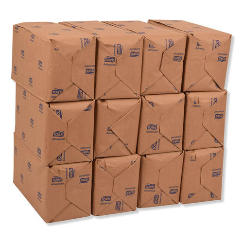 Image of Tork® D806E Advanced Masterfold Dispenser Napkin, 1-Ply, 12 x 17, Natural, 500/Pack, 12 Packs/Carton
