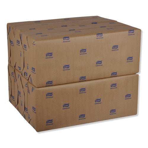Image of Tork® NP310A Advanced Dinner Napkins, 2-Ply, 15 x 16.25, 1/8 Fold, White, 375/Packs, 8 Packs/Carton
