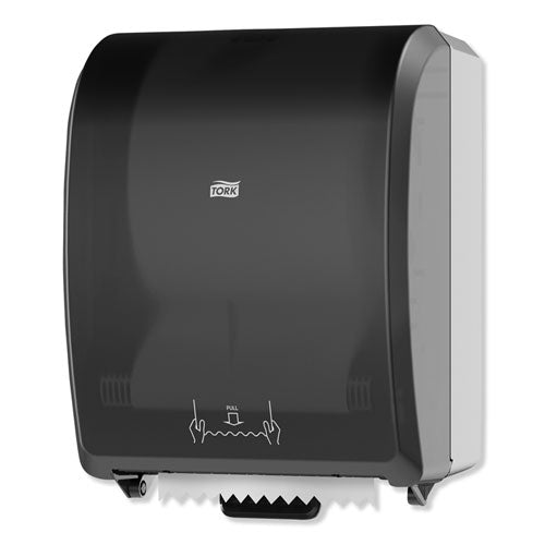 Image of Tork® 772828 Mechanical Hand Towel Roll Dispenser, H80 System, 12.32 X 9.32 X 15.95, Black