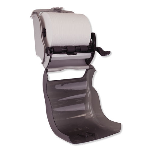 Image of Tork® 83TR Compact Hand Towel Roll Dispenser, 12.49 X 8.6 X 12.82, Smoke
