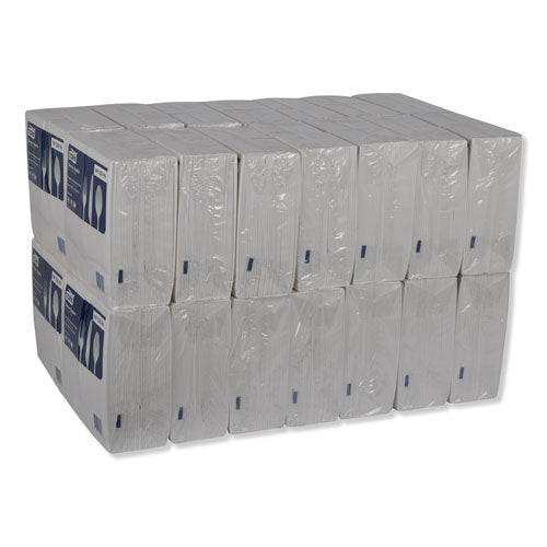 Image of Tork® NP528PA Advanced Dinner Napkins, 2-Ply, 15 x 17, 1/8 Fold, White, 100/PK, 28 PK/CT