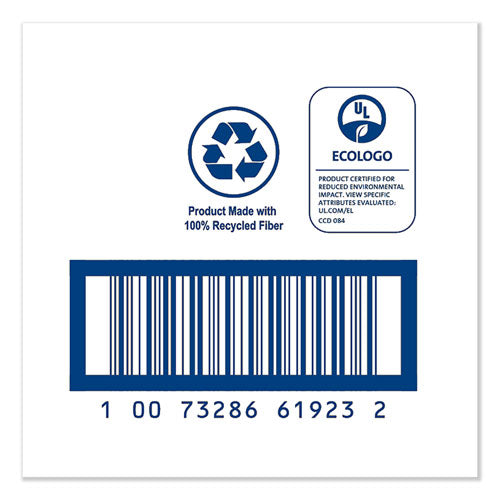 Image of Tork® N5181A Universal Dinner Napkins, 1-Ply, 15 x 17, 1/8 Fold, White, 3000/Carton