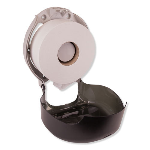 Image of Tork® 66TR Jumbo Bath Tissue Dispenser, 10.63 X 5.75 X 12, Smoke