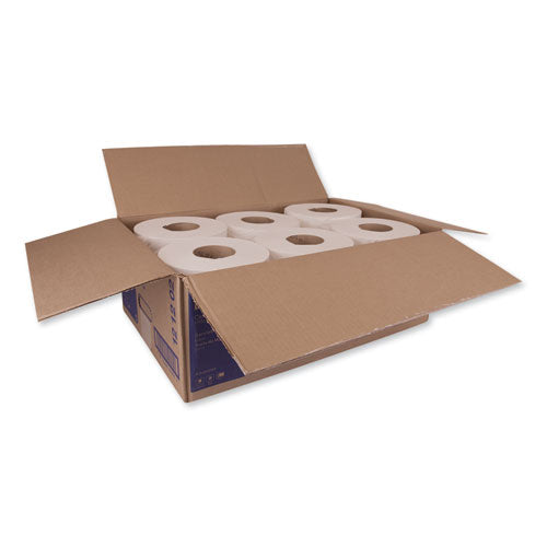 Image of Tork® 121202 Advanced Centerfeed Hand Towel, 2-Ply, 8.25 X 11.8, White, 610/roll, 6/carton