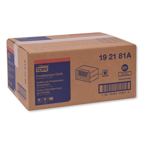 Image of TorkÂ® Foodservice Cloth, 13 x 21, Blue, 240/Carton