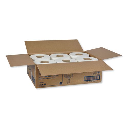 Image of Tork® RC530 Centerfeed Hand Towel, 2-Ply, 7.6 X 11.75, White, 530/roll, 6 Roll/carton