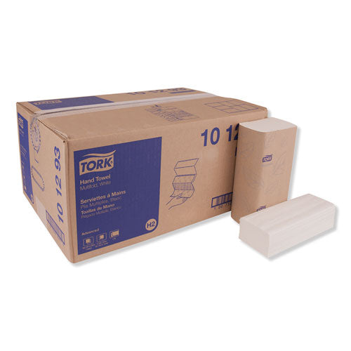 Image of Tork® 101293 Multifold Paper Towels, 2-Ply, 9.13 x 9.5, White, 189/Pack, 16 Packs/Carton