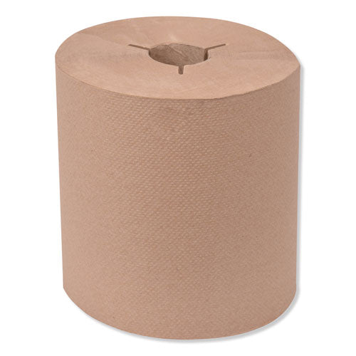 Image of Tork® 8031000 Universal Hand Towel Roll, Notched, 1-Ply, 8" x 1,000 ft, Natural, 6 Rolls/Carton