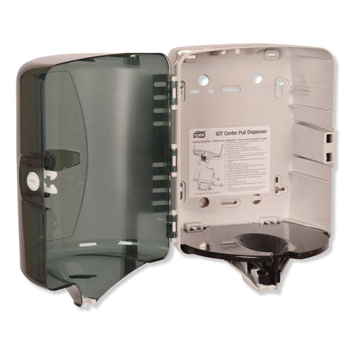 Image of Tork® 93T Centerfeed Hand Towel Dispenser, 10.13 X 10 X 12.75, Smoke