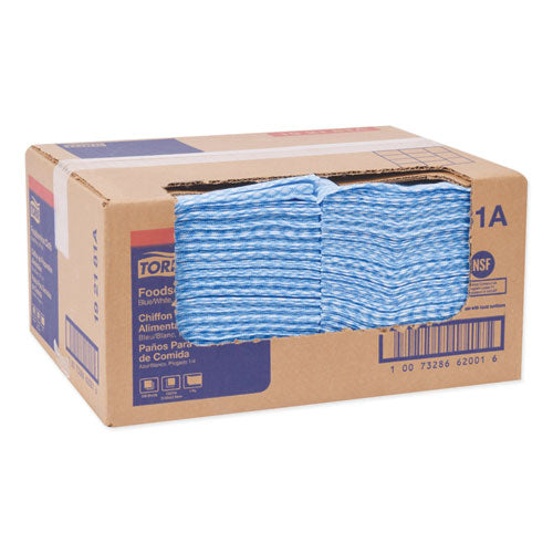 Image of TorkÂ® Foodservice Cloth, 13 x 21, Blue, 240/Carton