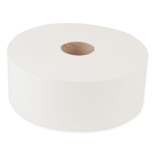 Image of Tork® 12021502 Advanced Jumbo Bath Tissue, Septic Safe, 2-Ply, 3.48" x 1,600 ft, White, 6 Rolls/Carton