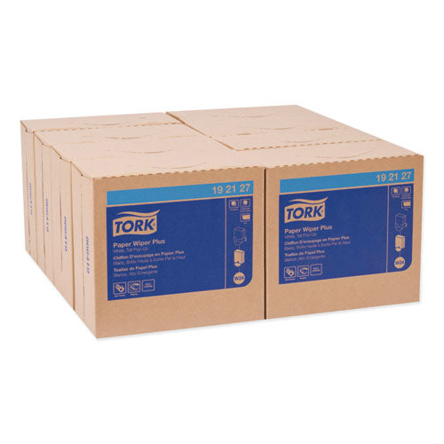 Image of Tork® 192127 Multipurpose Paper Wiper, 9.25 X 16.25, White, 100/box, 8 Boxes/carton