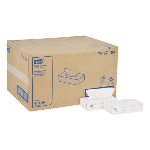 Image of Tork® TF6710A Universal Facial Tissue, 2-Ply, White, 100 Sheets/box, 30 Boxes/carton