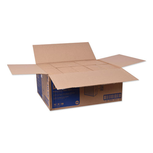 Image of Tork® 450175 Heavy-Duty Paper Wiper, 1-Ply, 9.25 x 16.25, Unscented, White, 90 Wipes/Box, 10 Boxes/Carton