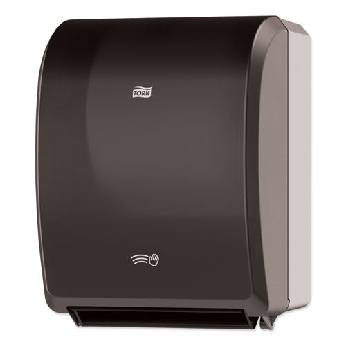 Image of Tork® 771728 Electronic Hand Towel Roll Dispenser, 7.5" Roll, 12.32 X 9.32 X 15.95, Black