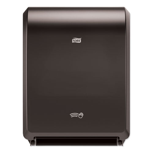 Image of Tork® 771728 Electronic Hand Towel Roll Dispenser, 7.5" Roll, 12.32 X 9.32 X 15.95, Black