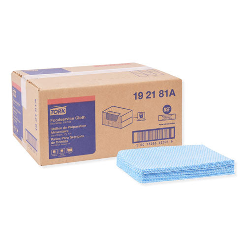 Image of TorkÂ® Foodservice Cloth, 13 x 21, Blue, 240/Carton