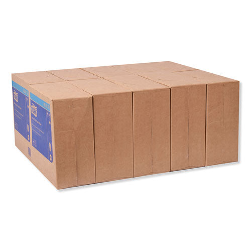 Image of Tork® 450175 Heavy-Duty Paper Wiper, 1-Ply, 9.25 x 16.25, Unscented, White, 90 Wipes/Box, 10 Boxes/Carton