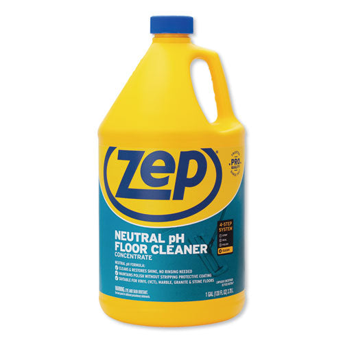 Image of Zep Commercial® ZUNEUT128 Neutral Floor Cleaner, Fresh Scent, 1 Gal Bottle