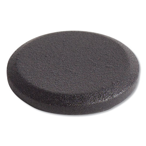 Image of U Brands 3021U00-12 High Energy Magnets, Circles, 1.25" Diameter, Black, 8/Pack
