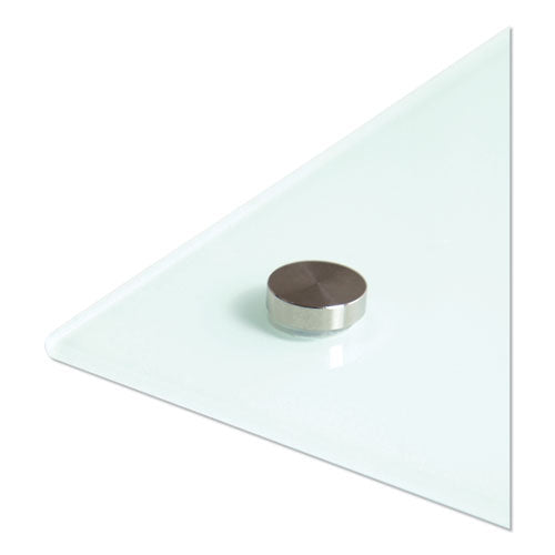 Image of U Brands 3973U00-01 Magnetic Glass Dry Erase Board Value Pack, 70" x 35", Frosted White Surface