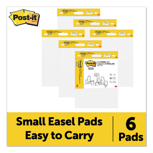 Image of Post-it® Easel Pads Super Sticky 577SS-2PK Vertical-Orientation Self-Stick Easel Pads, Unruled, (20) White 15" x 18" Sheets, 2/Pack