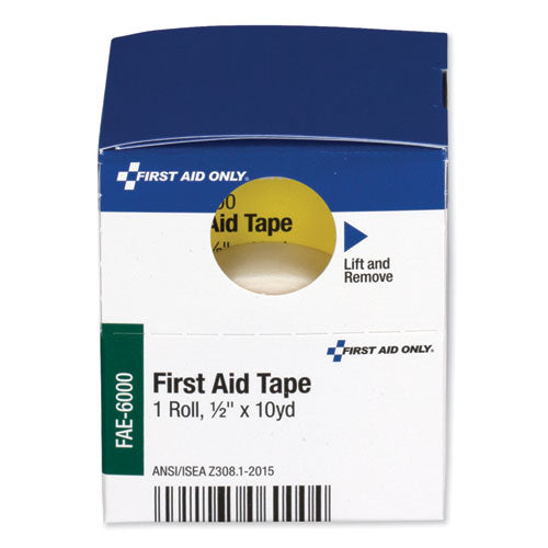 Image of First Aid Only FAE-6000 First Aid Tape, Paper, 0.5" x 10 yds, White