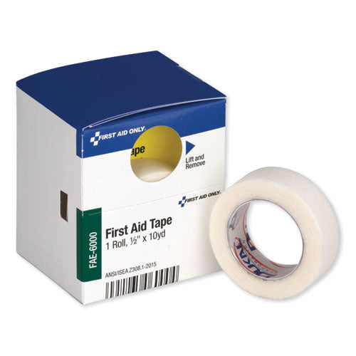 Image of First Aid Only FAE-6000 First Aid Tape, Paper, 0.5" x 10 yds, White