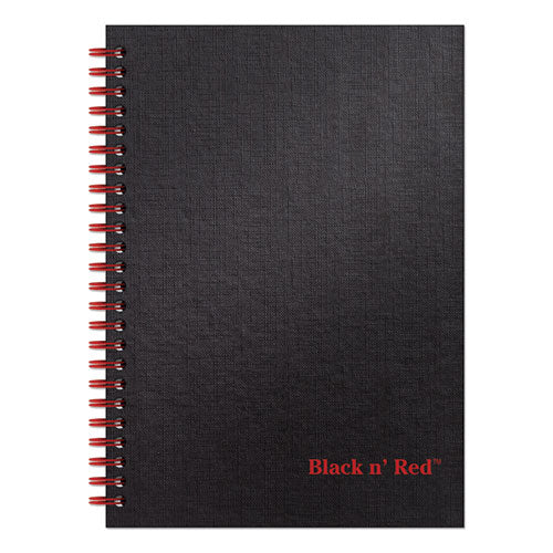Image of Black n' Red L67000 Hardcover Twinwire Notebooks, SCRIBZEE Compatible, 1-Subject, Wide/Legal Rule, Black/Red Cover, (70) 8.25 x 5.88 Sheets