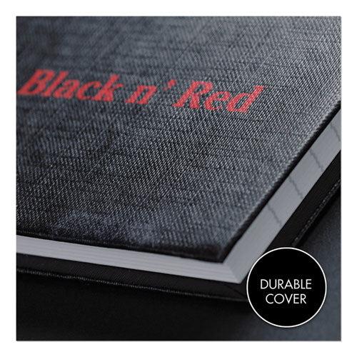 Image of Black n' Red D66174 Hardcover Casebound Notebooks, SCRIBZEE Compatible, 1-Subject, Wide/Legal Rule, Black/Red Cover, (96) 11.75 x 8.25 Sheets