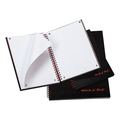 Image of Black n' Red L67000 Hardcover Twinwire Notebooks, SCRIBZEE Compatible, 1-Subject, Wide/Legal Rule, Black/Red Cover, (70) 8.25 x 5.88 Sheets