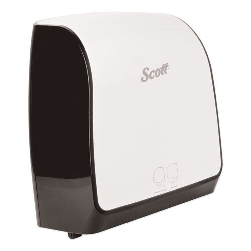 Image of Scott® 34349 Pro Electronic Hard Roll Towel Dispenser, 12.66" x 9.18" x 16.44", White