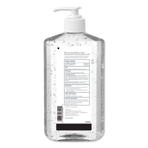 Image of PURELL® 3023-12 Advanced Hand Sanitizer Refreshing Gel, 20 oz Pump Bottle, Clean Scent, 12/Carton