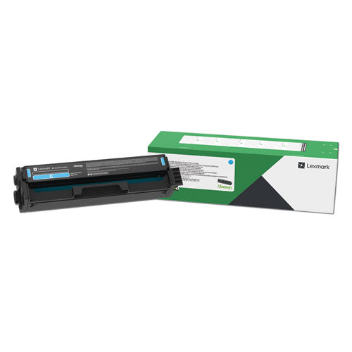 Image of Lexmark C331HC0 C331hc0 Return Program High-Yield Toner, 2,500 Page-Yield, Cyan