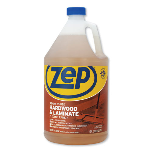 Image of Zep Commercial® ZUHLF128 Hardwood And Laminate Cleaner, 1 Gal Bottle