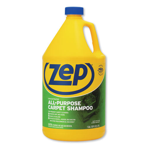 Image of Zep Commercial® ZUCEC128 Concentrated All-Purpose Carpet Shampoo, Unscented, 1 gal, 4/Carton