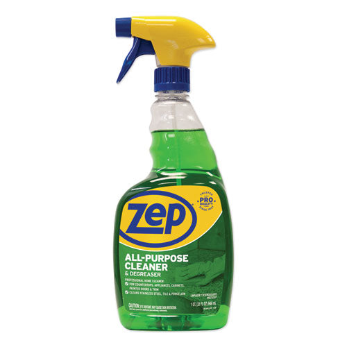 Image of Zep Commercial® ZUALL32 All-Purpose Cleaner And Degreaser, 32 Oz Spray Bottle