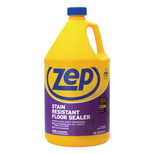 Image of Zep Commercial® ZUFSLR128 Stain Resistant Floor Sealer, 1 Gal Bottle
