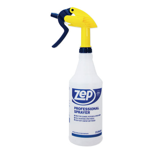 Image of Zep Commercial® HDPRO36 Professional Spray Bottle, 32 Oz, Blue/gold/clear, 36/carton
