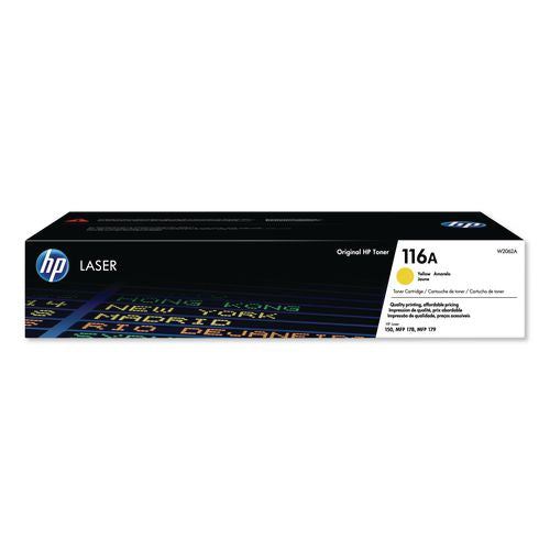 Image of HP W2062A HP 116a, (w2062a) Yellow Original Laser Toner Cartridge